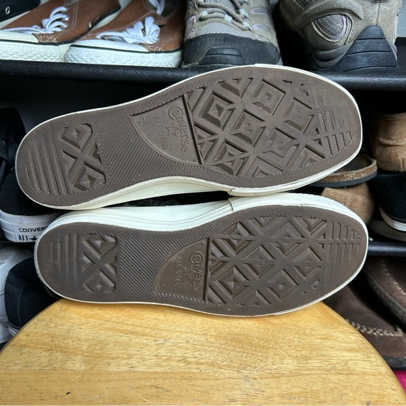 Converse ctas hi white silver lift platform chevron - Picture 7 of 7